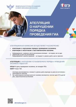 Аппеляция о нарушении порядка проведения ГИА